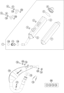 Подбор запчастей Выхлопная система Шасси XN320 Koshine