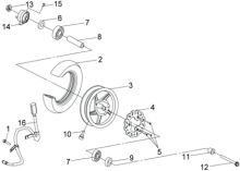 Подбор запчастей Задний тормоз Кузов/Электрика EuroX Sport (BK05W1-6) EuroX Sport SYM