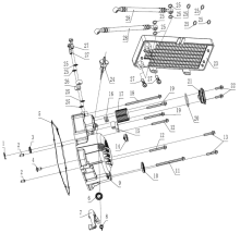 Подбор запчастей Правая крышка картера ZS1P62YML-2 (W190) Двигатели
