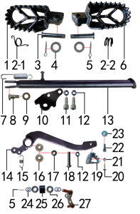 Подбор запчастей Подставка и подножки Z3L (101210057) Z3L BSE