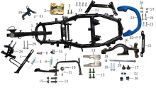 Подбор запчастей FRAME  ASSY S9 Motosuper