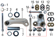 Подбор запчастей Рычаги прогрессии Z10L(J10)-2022-101270019 Z10L BSE