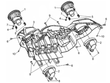 Подбор запчастей Головной свет Кузов/Электрика ATV 600 (UA60A-6) ATV 600 SYM