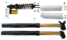 Подбор запчастей Амортизаторы T5 (X5) 101411000-101411001 T5 BSE